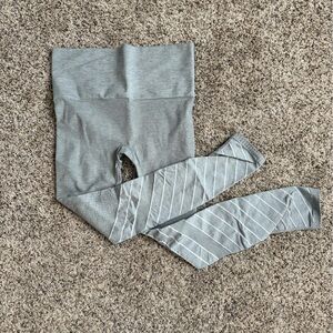 BLANQI Heather Gray Maternity compression leggings